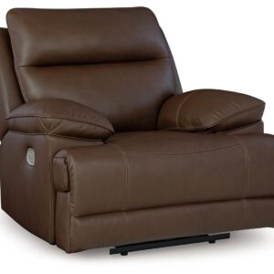 Vonryan - Tobacco - Power Recliner / Adj Headrest