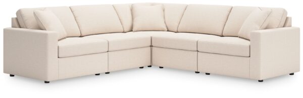 Modmax - Oyster - 5-Piece Sectional