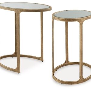 Irmaleigh - Antique Black - Accent Table Set (Set of 2)