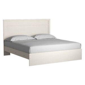 Stelsie - White - King Panel Bed