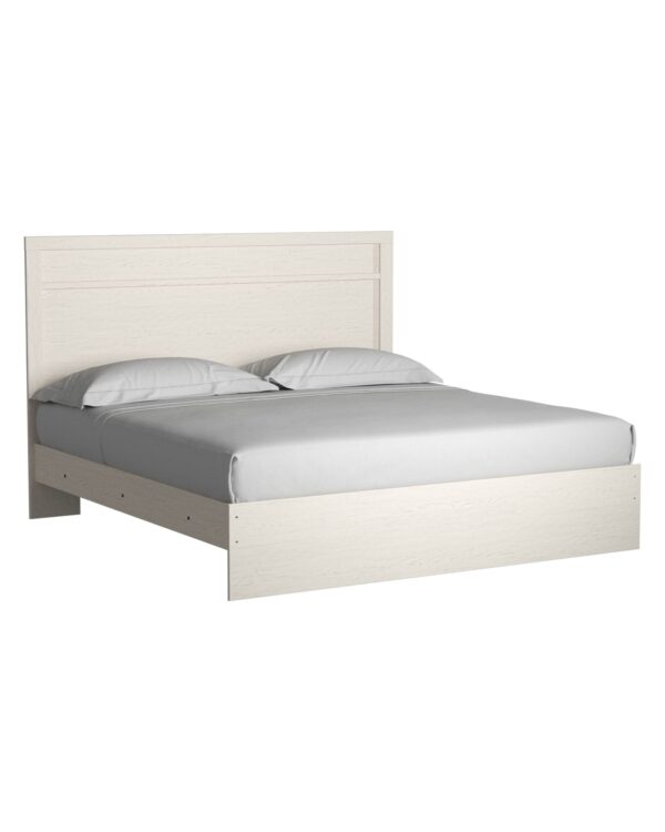 Stelsie - White - King Panel Bed