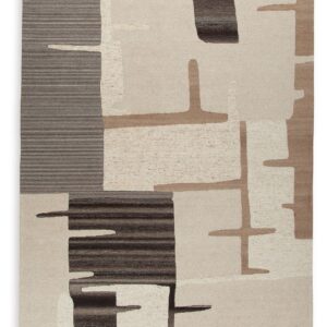 Kencher - Beige / Brown - Extra Large Rug