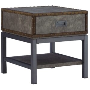 Derrylin - Brown - Rectangular End Table
