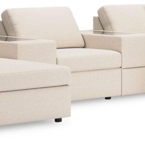Modmax - Oyster - 5-Piece Pit Sectional With Storage Consoles
