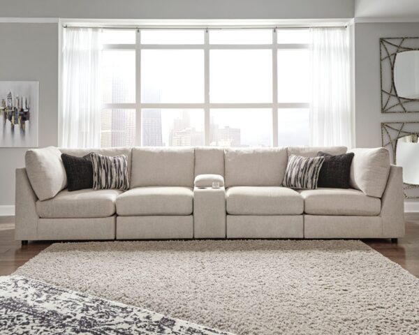 Kellway - Bisque - Wedge 5 Pc Sectional