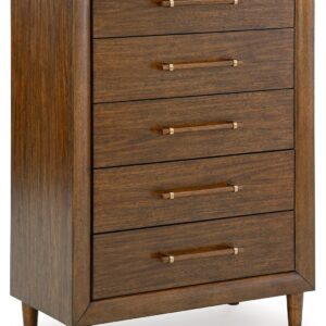Lyncott - Brown - Five Drawer Chest