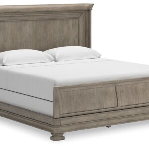 Lexorne - Gray - King Sleigh Bed