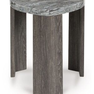 Surmour - Gray / Brown - Triangle End Table