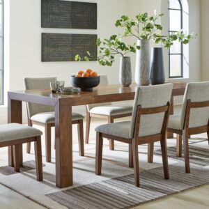 Kraeburn - Brown - 7 Pc. - Rectangular Dining Table, 6 Chair