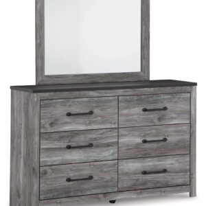 Bronyan - Dark Gray - Dresser And Mirror