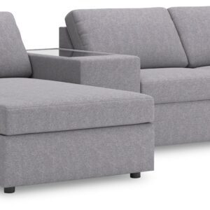 Modmax - Granite - 4-Piece Sectional With Laf Corner Chaise And Storage Console