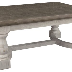 Havalance - Gray / White - Rectangular Cocktail Table