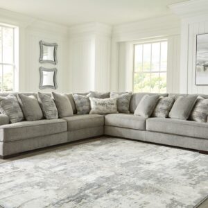 Bayless - Smoke - Corner Sofa 3 Pc Sectional