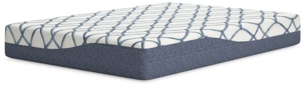 10 Inch Chime Elite 2.0 - White / Blue - Full Mattress