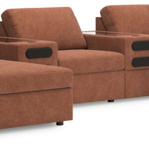 Modmax - Spice - 5-Piece Double Chaise Sectional With Audio System Consoles