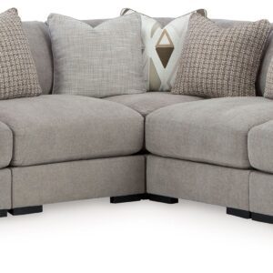 Aslan Court - Pebble - 5-Piece Sectional