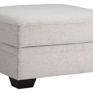 Dellara - Chalk - Ottoman With Storage