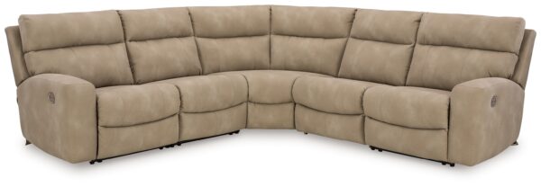 Next-Gen Durapella - Sand - 5-Piece Power Reclining Sectional