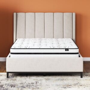 Chime - White - 10" Twin Mattress