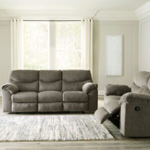 Alphons - Putty - 2 Pc. - Reclining Sofa, Loveseat
