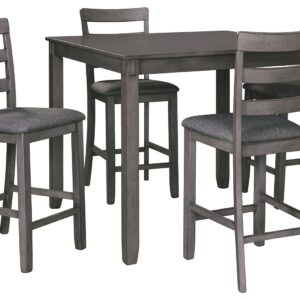 Bridson - Gray - Square Counter TBL Set (Set of 5)
