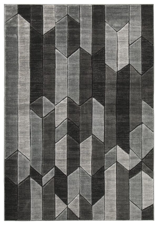 Chayse - Black / Gray - Large Rug