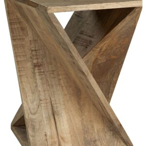 Zalemont - Distressed Brown - Accent Table