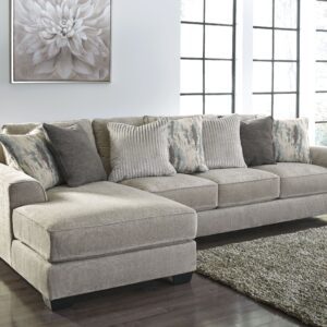 Ardsley - Pewter - Left Arm Facing Corner Chaise with Sofa 2 Pc Sectional