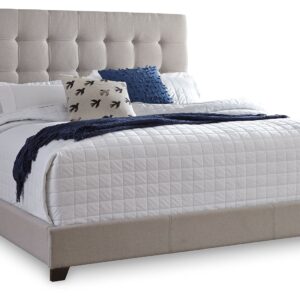 Dolante - Beige - King Upholstered Bed