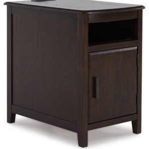 Devonsted - Dark Brown - Chair Side End Table