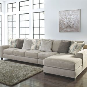 Ardsley - Pewter - Right Arm Facing Chaise with Sofa 3 Pc Sectional