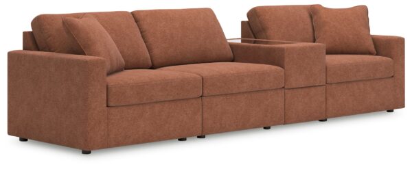 Modmax - Spice - 4-Piece Sectional With Storage Console