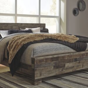Derekson - Multi Gray - King Panel Bed
