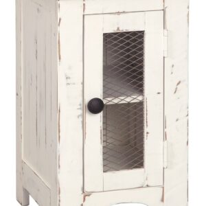 Wystfield - White / Brown - Chair Side End Table