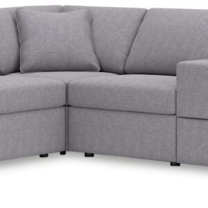 Modmax - Granite - 6-Piece Sectional With Storage Console