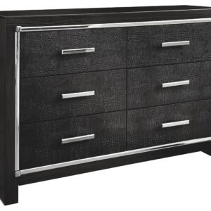 Kaydell - Black - Six Drawer Dresser