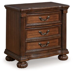 Lavinton - Brown - Three Drawer Night Stand