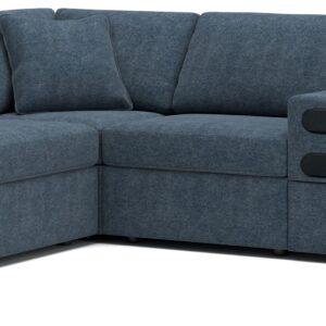 Modmax - Ink - 6-Piece Sectional With Audio System Console
