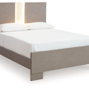 Surancha - Gray - Full Panel Bed