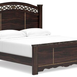 Glosmount - Two-tone - King Poster Bed