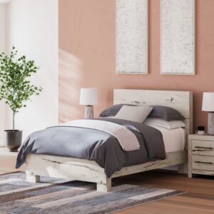 Lawroy - Light Natural - Full Panel Bed