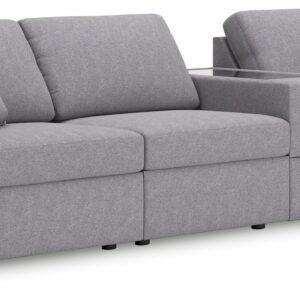 Modmax - Granite - 4-Piece Sectional With Storage Console