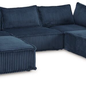 Bales - Navy - 5-Piece Modular Seating