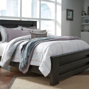 Brinxton - Charcoal - Queen Panel Bed