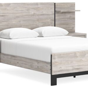 Vessalli - Gray - Queen Panel Bed With Extensions