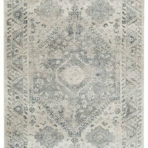 Precia - Gray / Cream - Medium Rug