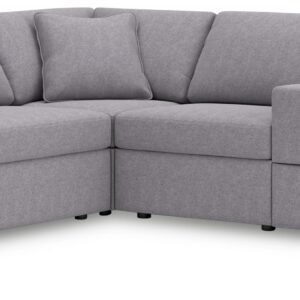 Modmax - Granite - 6-Piece Sectional With Storage Console And 3 Armless Chairs
