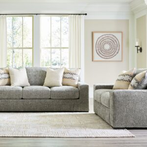 Dunmor - Graphite - 2 Pc. - Sofa,  Loveseat