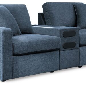 Modmax - Ink - 3-Piece Sectional Loveseat With Audio System