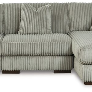 Lindyn - Fog - 3-Piece Sectional With Raf Corner Chaise